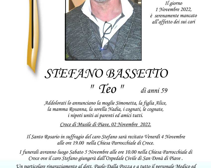 Stefano “Teo” Bassetto