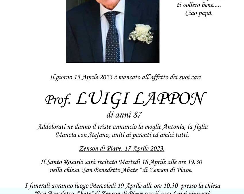 Prof. Luigi Lappon