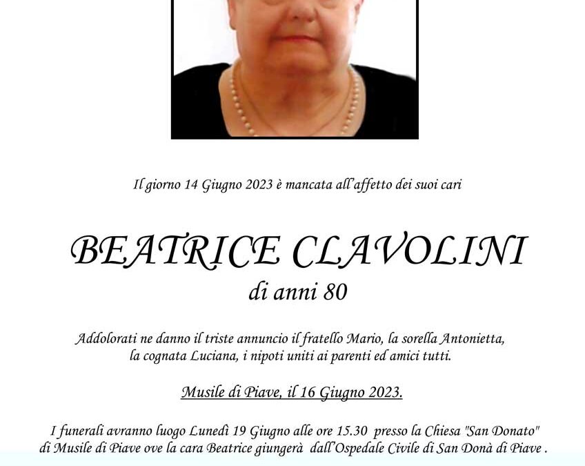 Beatrice Clavolini