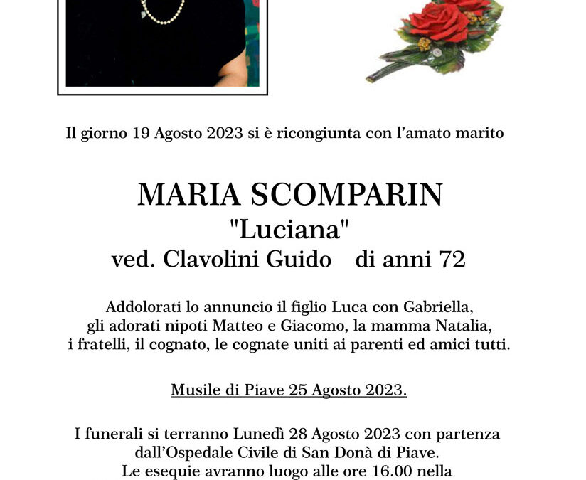 Maria “Luciana” Scomparin