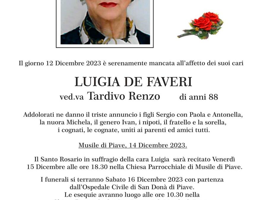 Luigia De Faveri