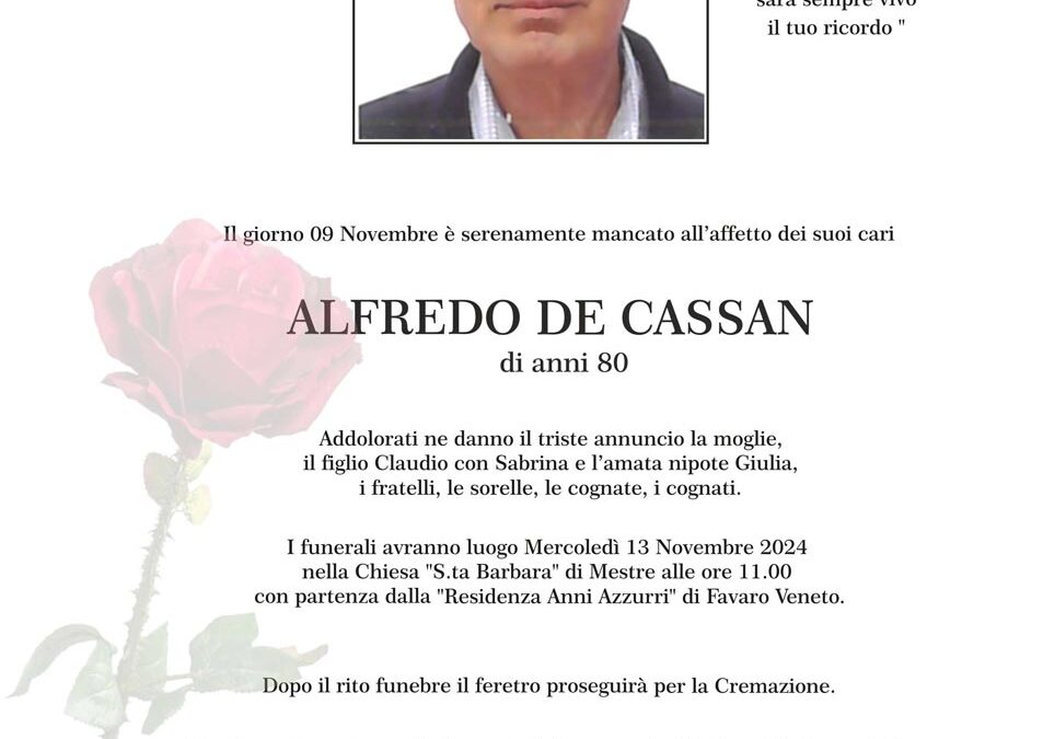 Alfredo De Cassan